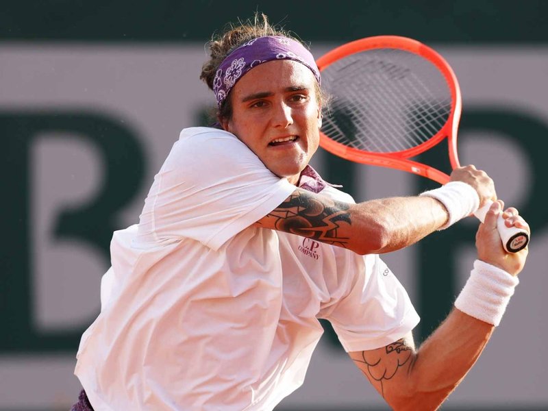 ‘I need to do it’: Italian tennis player Mattia Bellucci reveals inspiration behind Japanese gods tattooed on his arms, ahead of his second round match with American ninth seed Taylor Fritz in the US Open. Photo credit: ATP Tour