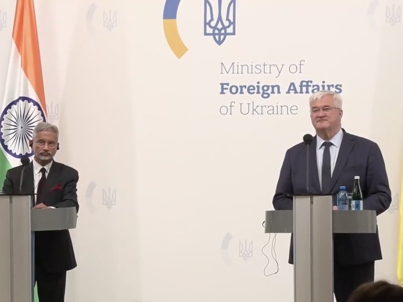 India ready to help with Russia-Ukraine conflict: EAM Jaishankar in Kyiv