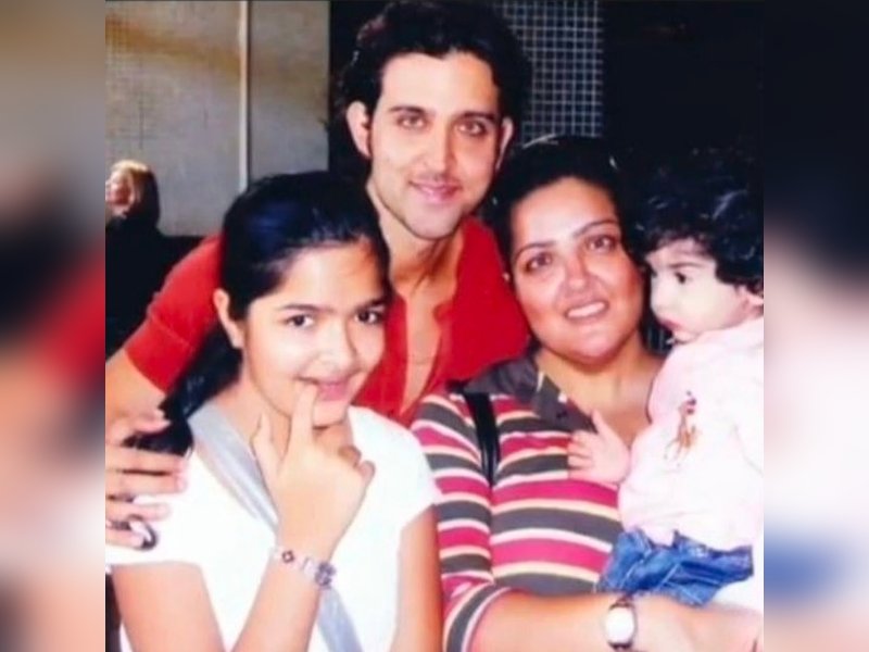 Hrithik Roshan's sister Sunaina shares a throwback pic of her brother with the kids