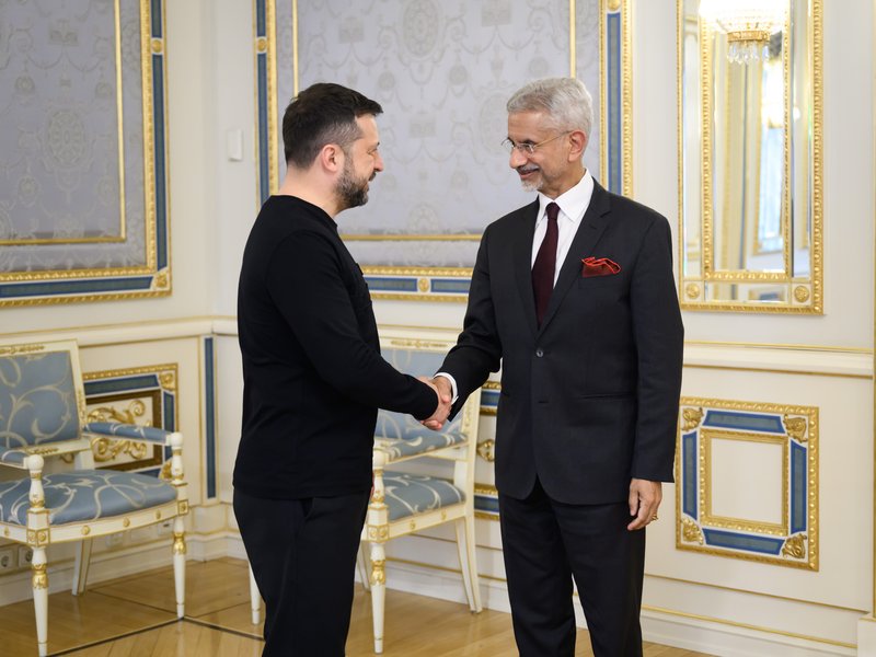 Zelensky meets EAM Jaishankar, says Ukraine is grateful to India for its desire to end 'unjust war' 