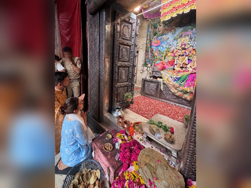Nimrat Kaur enchanted by Brij Dhaam’s divine charm, shares Janmashtami glimpses