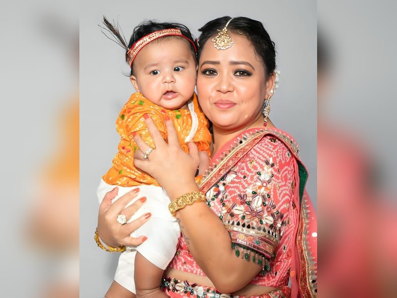 Bharti Singh says her ‘heart is twice as full’ as she celebrates Janmashtami with her two ‘little Kanhas’ Gola and Kaju