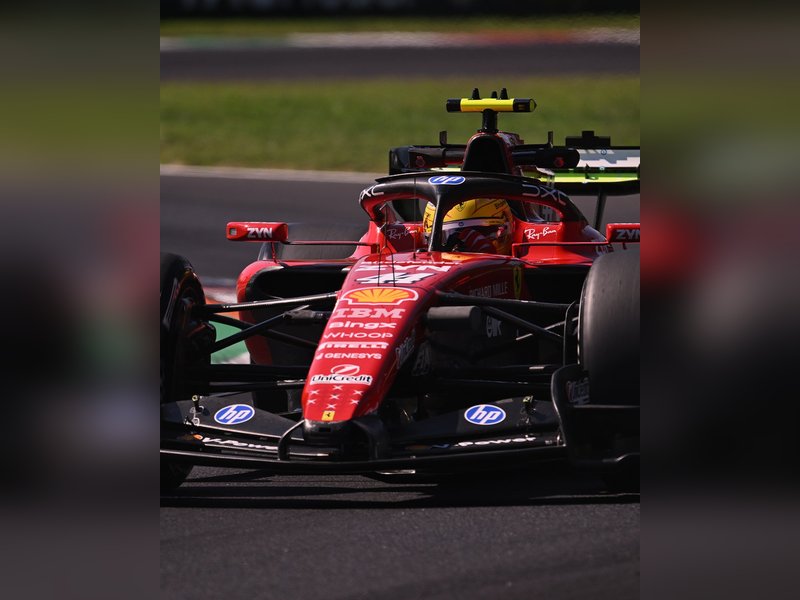 Formula 1: Leclerc leads Hamilton in Ferrari 1-2 at home Monza FP1 (Credit: X/Scuderia Ferrari)