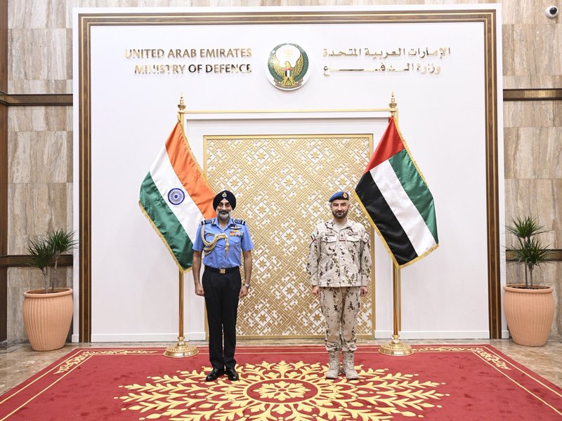 IAF chief in UAE as both countries explore avenues to strengthen defence cooperation 