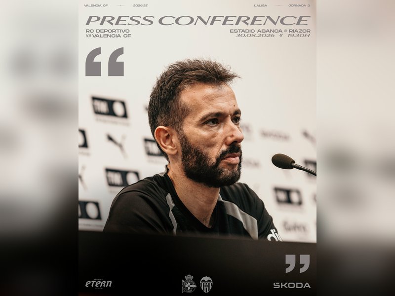 Injuries pile up for Valencia ahead of key Barcelona clash as coach Carlos Corberan fights for his future. Photo credit: Valencia CF/X. 