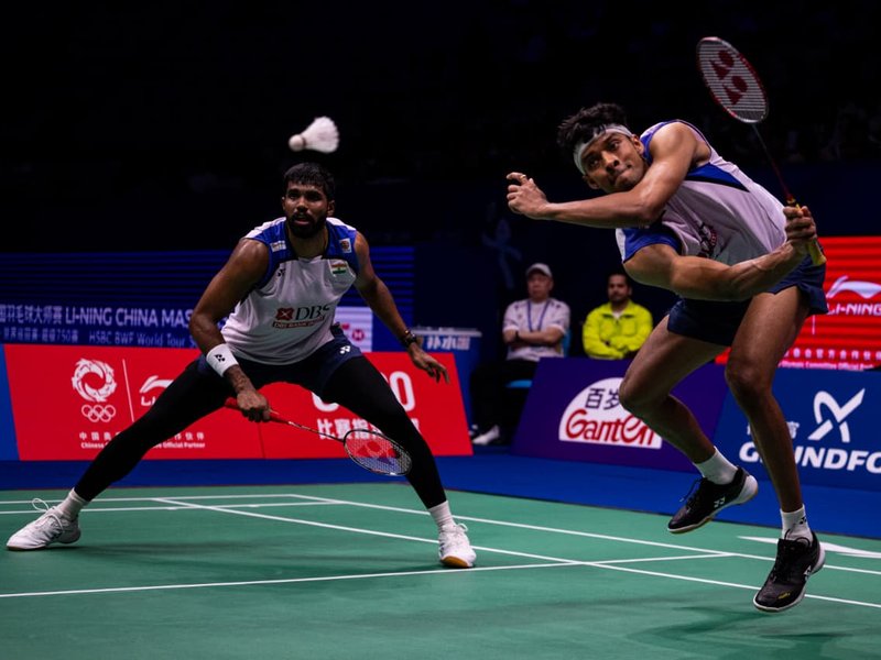 Satwiksairaj Rankireddy and Chirag Shetty enter title clash for third time in the BWF China Masters at the Shenzhen Arena in Shenzhen, China, on Saturday. Photo credit: Badminton Photo/BWF