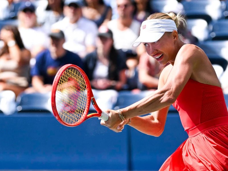 Anastasia Potapova takes out 2025 finalist Amanda Anisimova in third round of the US Open 2026 at the Louis Armstrong Stadium in New York on Saturday. Photo credit: USTA