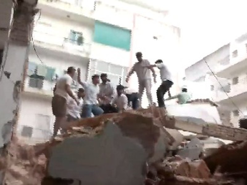 Delhi building collapse: 2 rescued, many feared trapped; RK Puram legislator monitors rescue operation