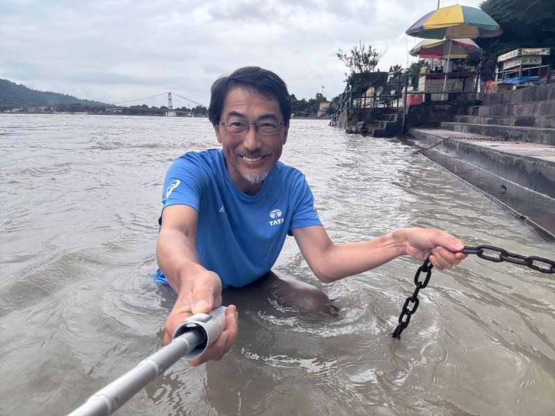 Japanese envoy takes dip in Ganga in Rishikesh, calls it 'unforgettable moment' 