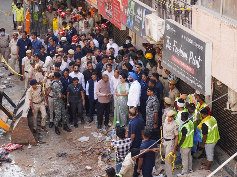 Delhi building collapse: MCD Dy Commissioner among five suspended for negligence