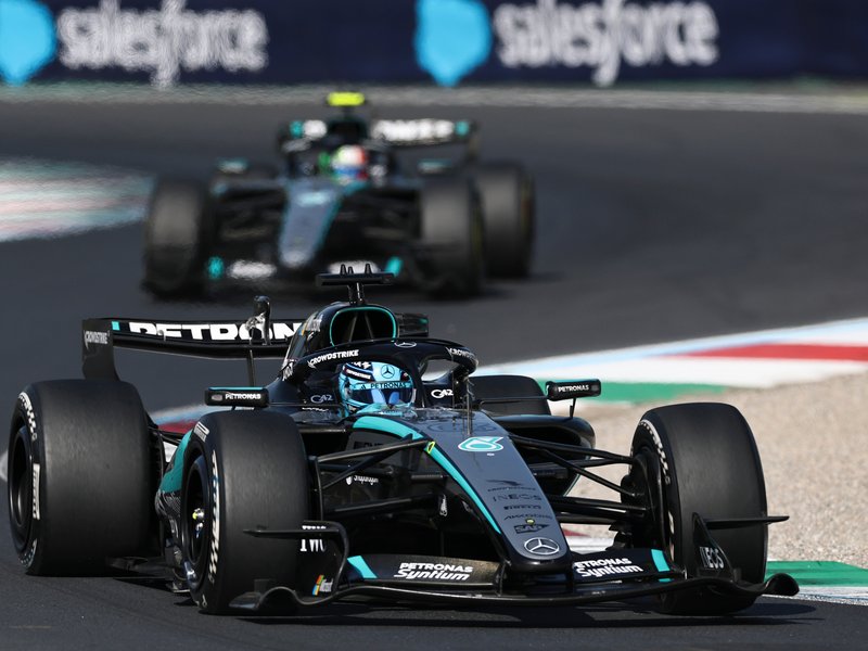 Toto Wolff looks to 'unlock' potential in Russell after Spanish Grand Prix setback on Sunday. Photo credit: Formula 1/X