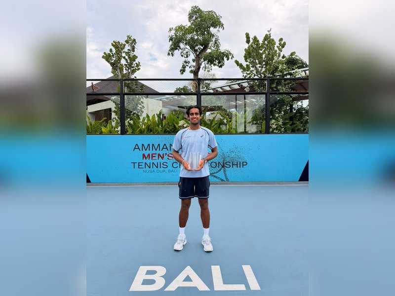 India's Karan Singh wins singles title in ITF Men’s World Tennis Tour M15 Bali, Indonesia. Photo credit: Roundglass Tennis Academy