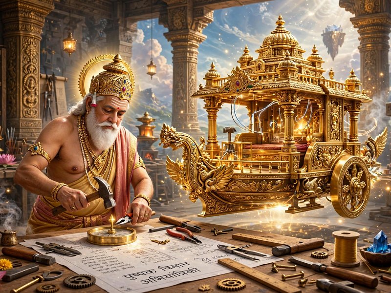 विश्वकर्मा जयंती 2026: स्वर्ग लोक, लंका नगरी और इंद्रप्रस्थ का भगवान विश्वकर्मा ने किया था निर्माण, पुष्पक विमान भी शिल्पकारी का प्रतीक