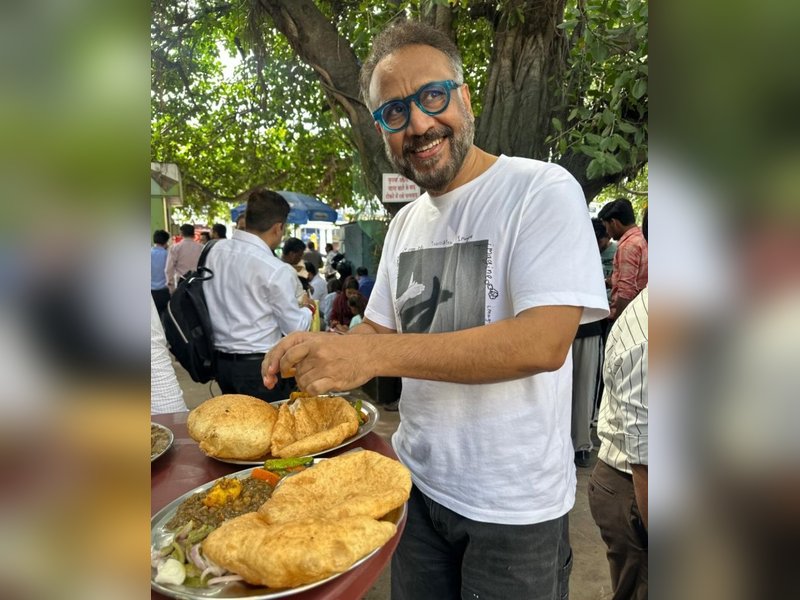 Anubhav Sinha digs into chole bhature on Delhi visit: First thing you do is this