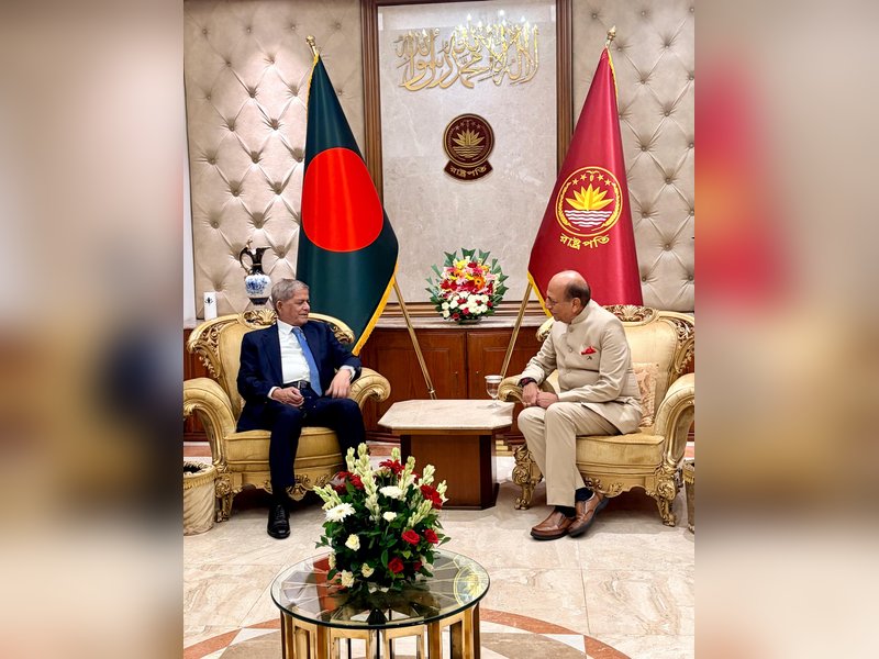 Indian envoy Trivedi, Bangladesh President Alamgir emphasise importance of strengthening ties 