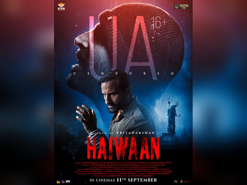 Akshay Kumar & Saif Ali Khan's 'Haiwaan' gets a U/A 16+ certificate 