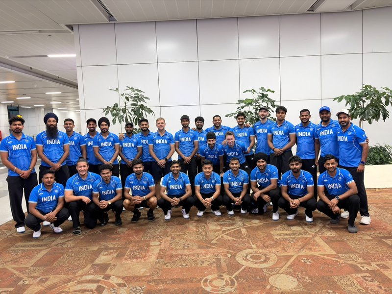 Indian men’s hockey team departs for Japan to defend its Asian Games gold medal (Credit: Hockey India)