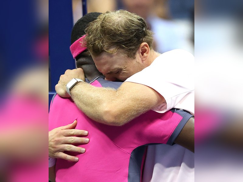 'I know how much it hurts, I've been there twice': Tiafoe on tearful hug with Michelsen 