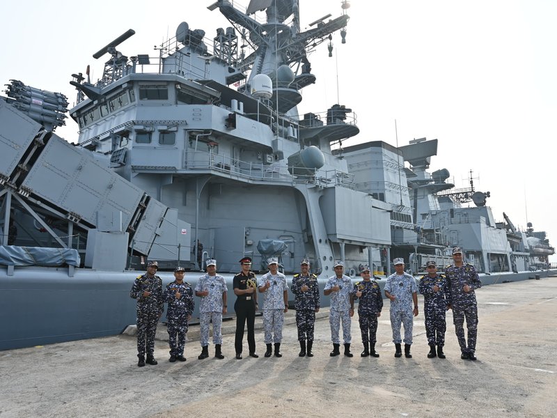 INS Mysore arrives in Malaysia to participate in Exercise Samudra Laksamana