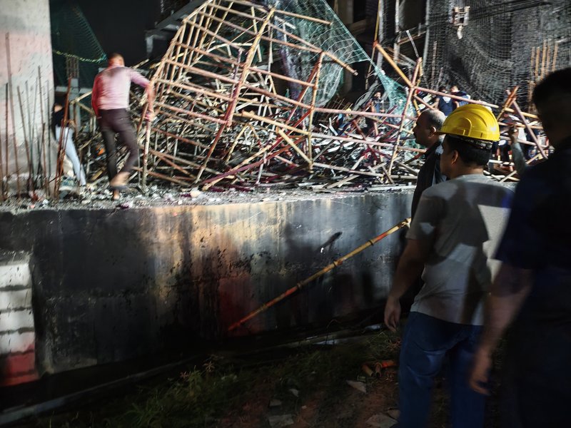 Gujarat: All workers rescued after under-construction building slab collapse; zero casualties reported