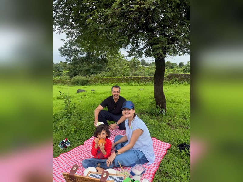 Dia Mirza steps away from ‘endless cycles of consumption’, shares serene family moments