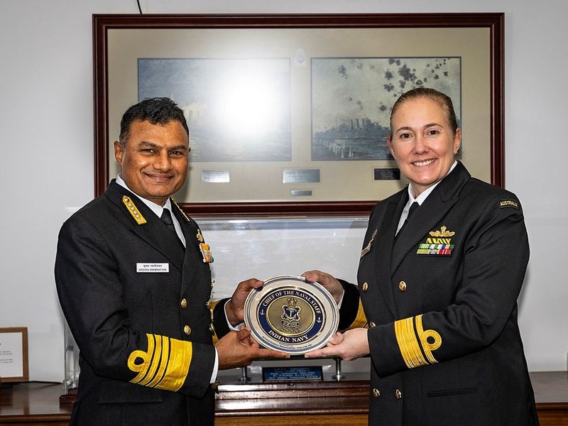 Indian Navy Chief meets Australian Fleet Commander, discusses maritime ties, Indo-Pacific