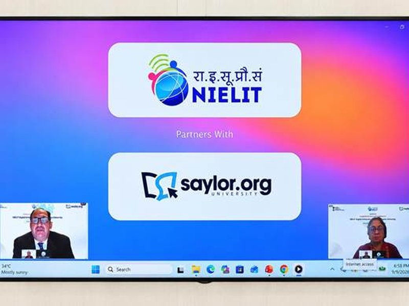 NIELIT–Saylor University partnership widens access to digital university courses, contemporary tech skills