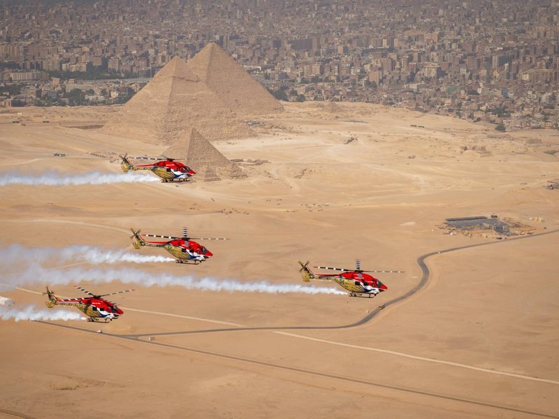 Sarang helicopter display reflects enduring bonds of friendship between India and Egypt: IAF
