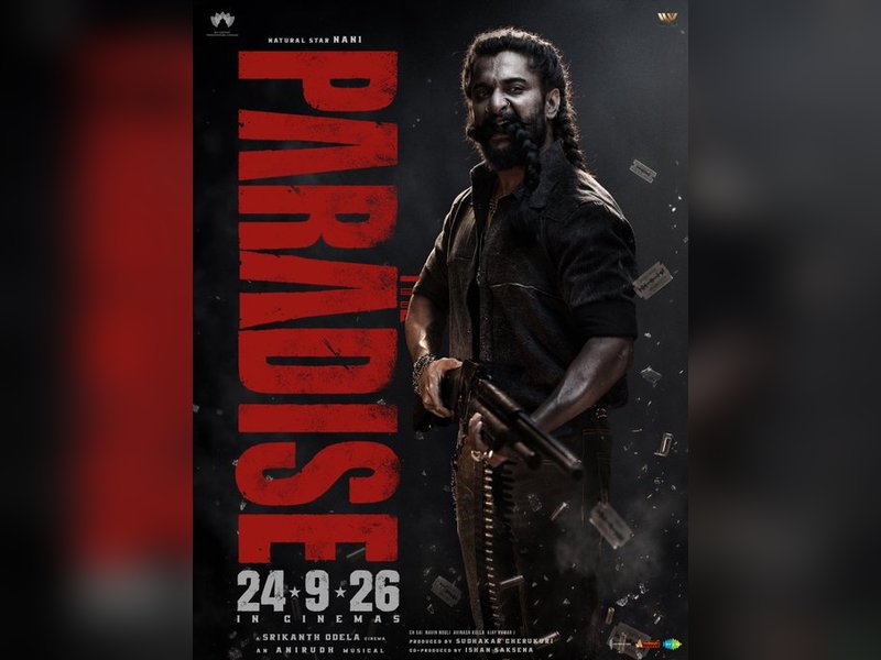 Nani's 'Paradise' shooting wrapped! (Photo: SLV Cinemas/ X)