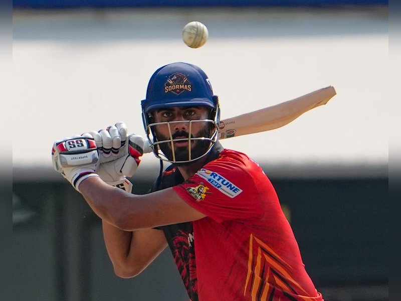 Naman Dhir’s 95 powers Amritsar Soormas to third straight win in the Sher-E-Punjab T20 League in Mohali on Thursday. Photo credit: PCA