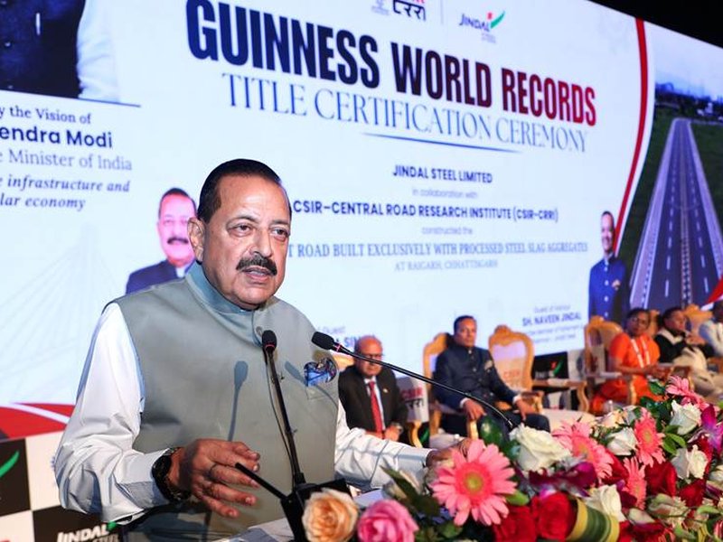 Steel slag roads can cut costs by 40 pc, last longer: Dr Jitendra Singh