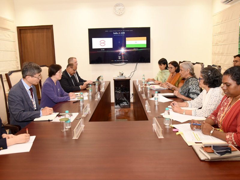 FM Sitharaman, Zou Jiayi discuss opportunities to further deepen India-AIIB partnership