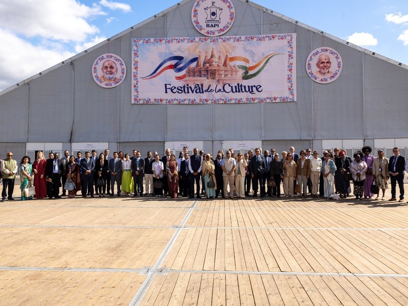 BAPS Paris Mandir hosts diplomats from 43 nations in celebration of India-France cultural ties