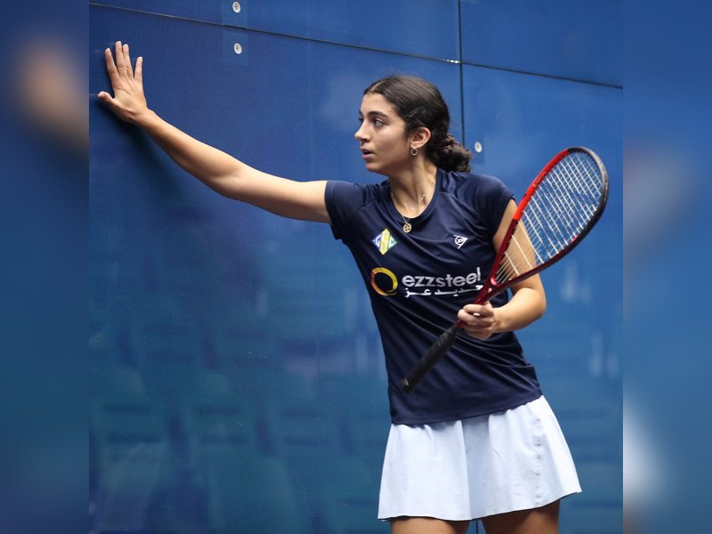 Anahat Singh makes strong start in Qatar Classic squash in Doha on Saturday. Photo credit: PSA Tour