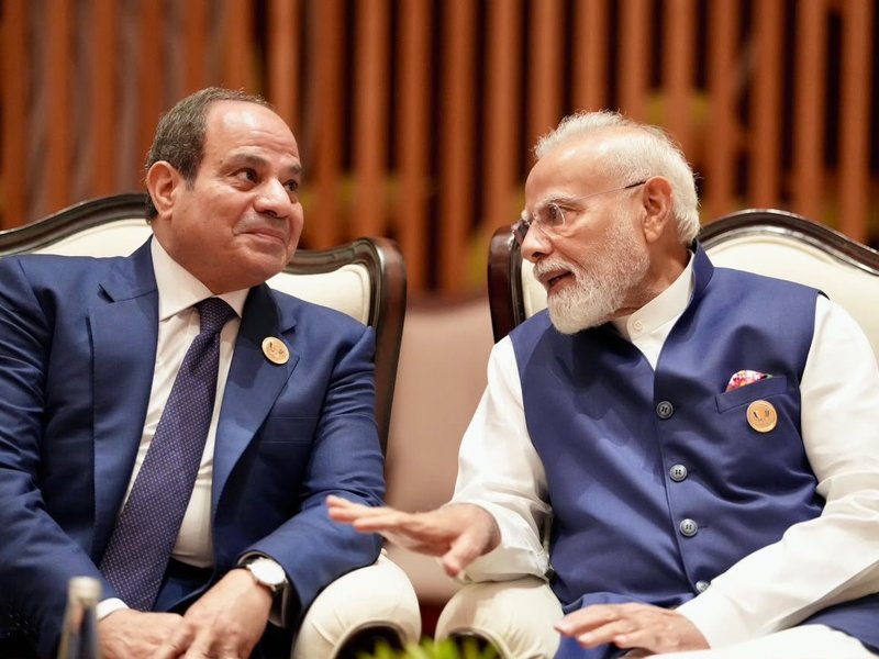 PM Modi, Egyptian President El-Sisi discuss bilateral ties and regional issues 