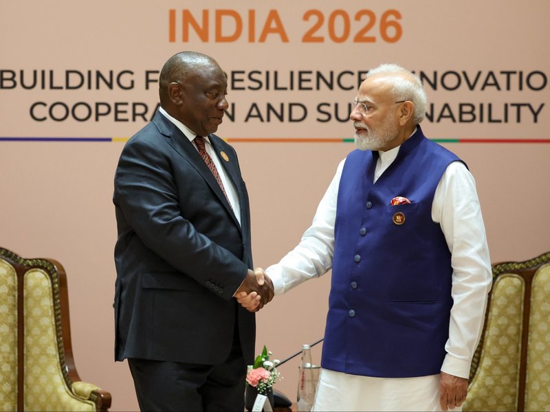 PM Modi, South African President Ramaphosa discuss bilateral ties, global issues 