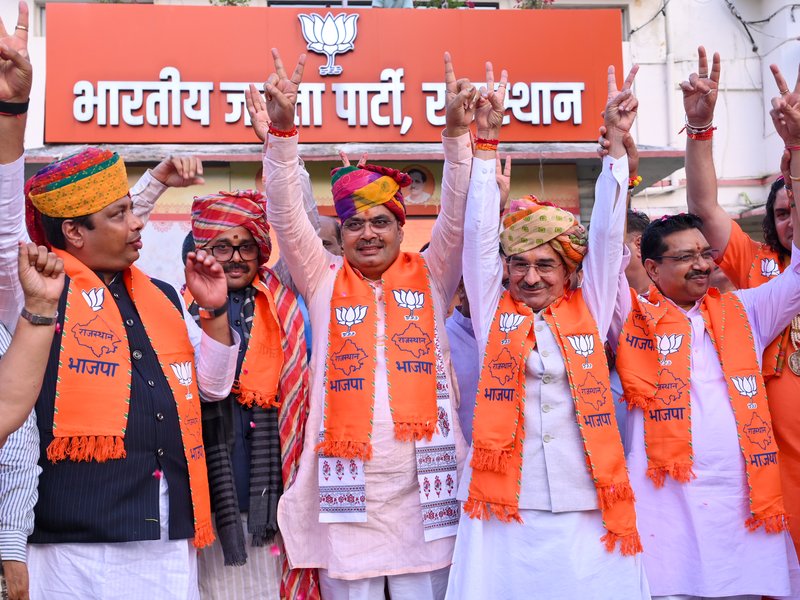 राजस्थान निकाय चुनाव में भाजपा का दबदबा, 9,900 में से 4,026 वार्डों पर जीत, कांग्रेस 3,438 पर सिमटी