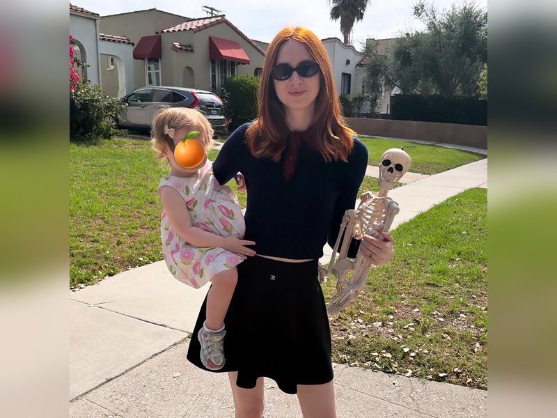 Karen Gillan says daughter’s skeleton obsession has her ‘walking around’ with bones