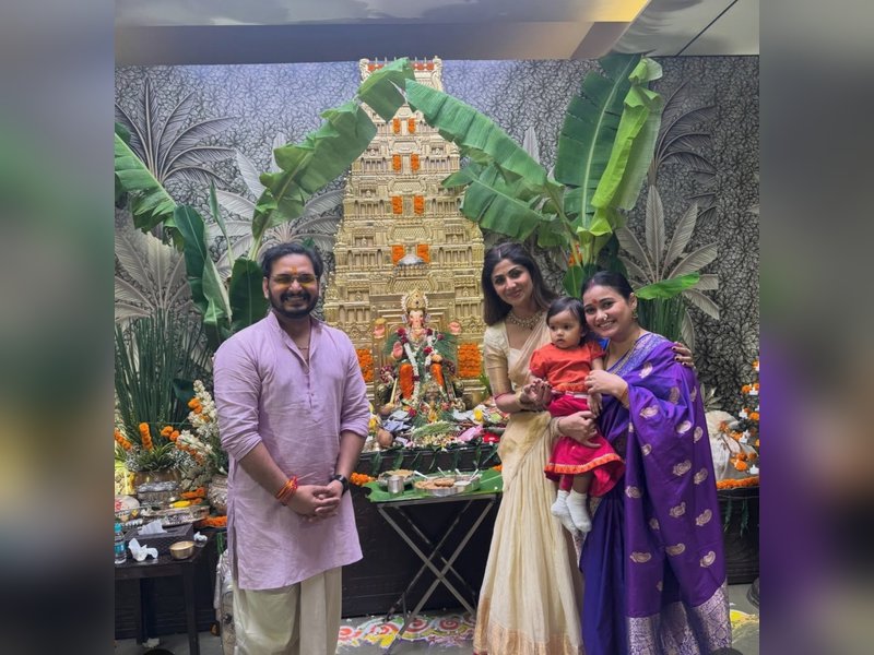 Paritosh Tripathi gives glimpse of Shilpa Shetty’s Ganpati celebrations 