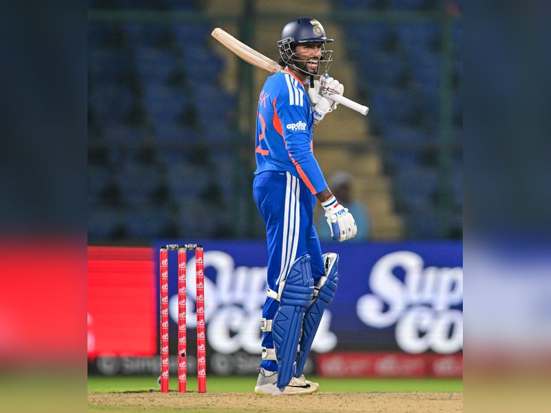 Sanju Samson and Abhishek Sharma power-dominant chase as India beat Afghanistan by seven wickets in second T20I at the Arun Jaitley Stadium in New Delhi on Tuesday. Photo credit: IANS
