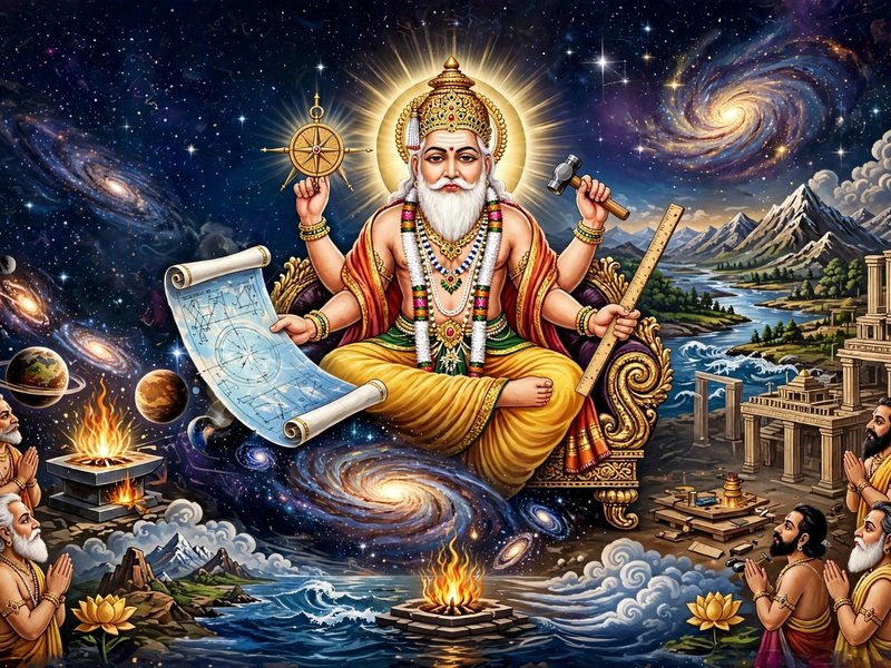 विश्वकर्मा जयंती 2026: कैसे शुरू हुई विश्वकर्मा पूजा की परंपरा? जानें भगवान विश्वकर्मा के जन्म और पौराणिक कथा की कहानी