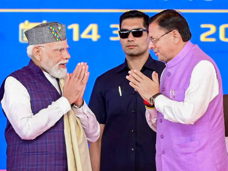 Working hard to further Uttarakhand’s progress across diverse sectors: PM Modi extends birthday greetings to CM Dhami