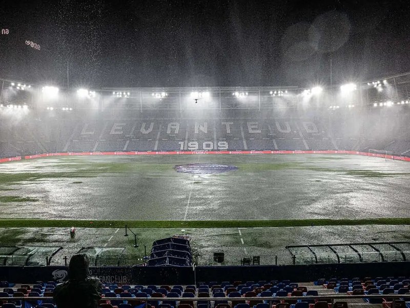 Levante-Athletic Bilbao La Liga match postponed after heavy rain in Valencia