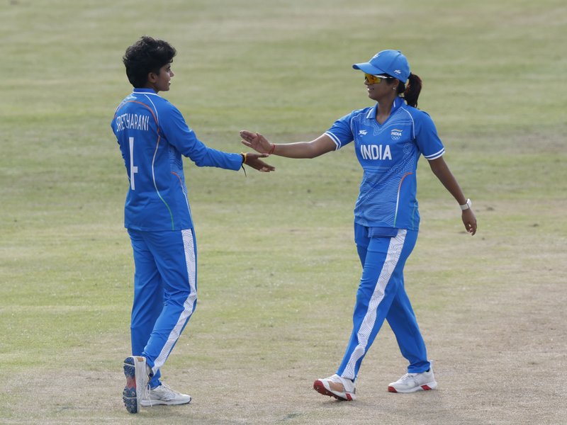 Asian Games: Charani picks four-wicket haul as India bowl hosts Japan for 57 in QF