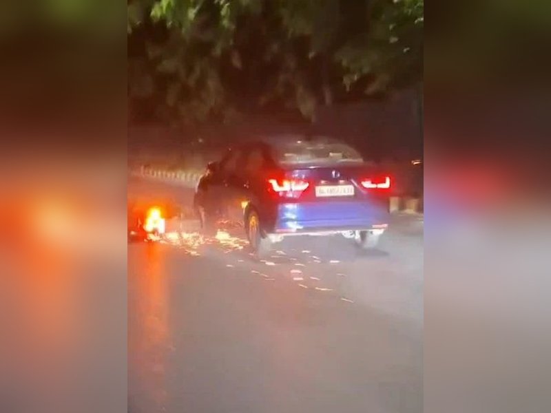 73-year-old Delhi man arrested after car drags motorbike for 500 metres