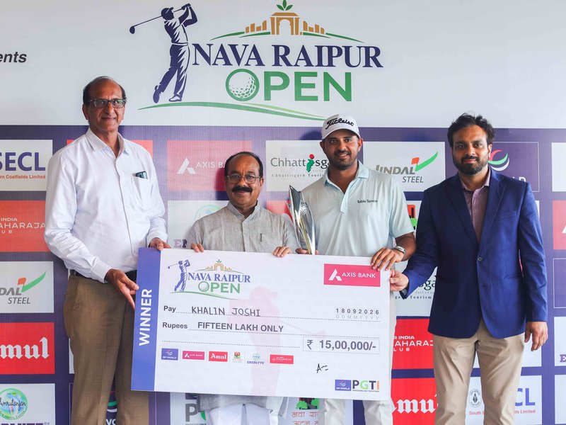 PGTI Tour: Khalin Joshi secures third title of the season, wins Nava Raipur Open 2026 (Credit: PGTI)