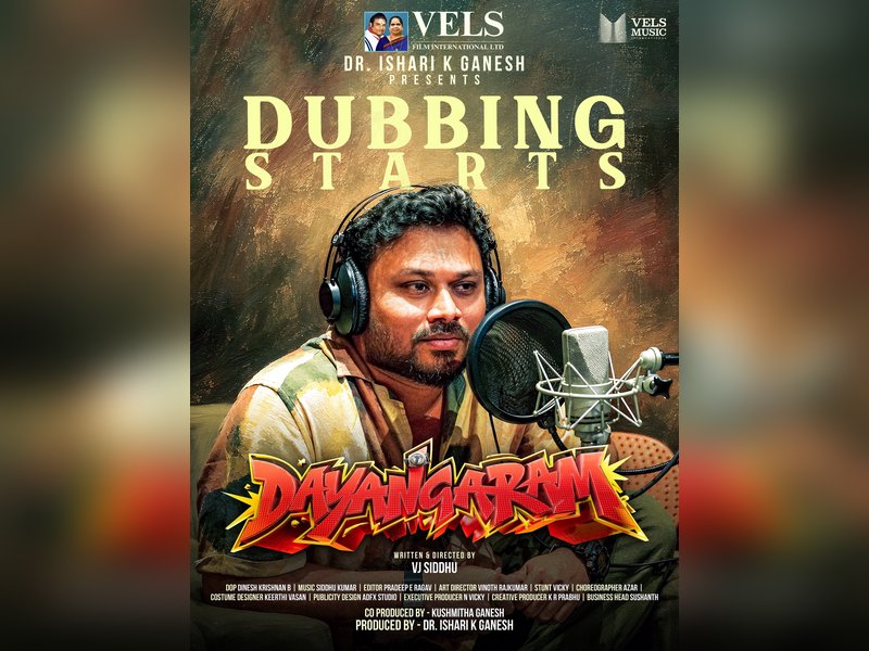 VJ Siddhu's 'Dayanagaram' cast begins dubbing for film (Photo:Vels Film International/X)