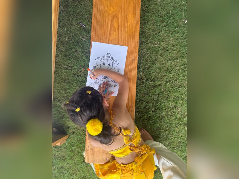 Alia Bhatt's Ganpati glimpses include little Raha drawing Bappa 