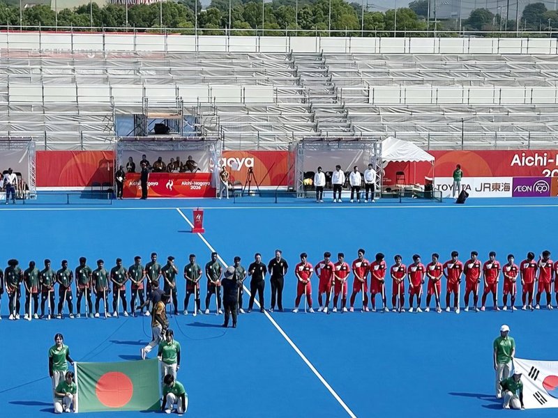 Asiad organising committee apologises for playing N. Korean anthem at S. Korean hockey match (Credit: Yonhap)