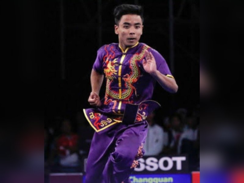 Suraj Singh Mayanglambam misses Wushu podium by 0.040 points at Asian Games